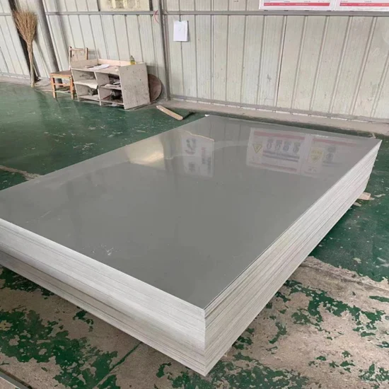 高密度PVC硬質シート グレー/ホワイト