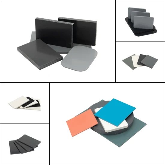 硬質家具使用材料硬質フォームボード PVC シート白黒黄灰色赤色 PVC 硬質プラスチックボード